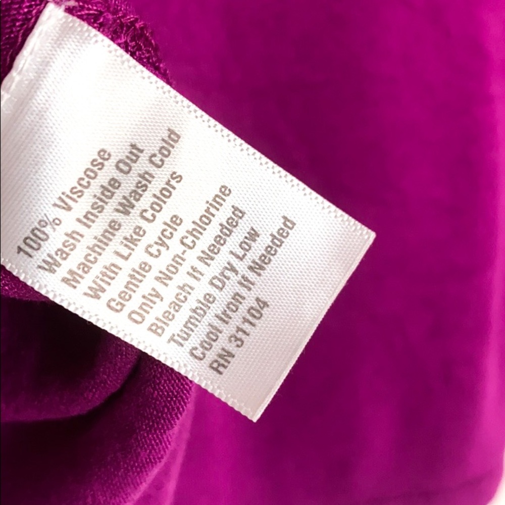 Kaari Blue Purple ruffle sleeve blouse - Picture 7 of 7
